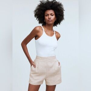 NWT Clean Pull-On Shorts in 100% Linen